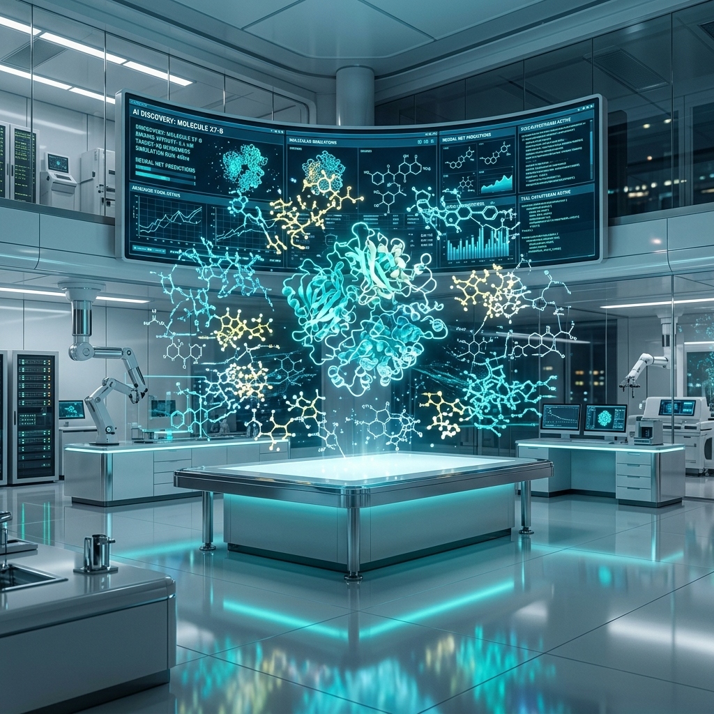 AI-Driven Drug Discovery — Molecular Hologram Visualization at Pharma Vista 2026